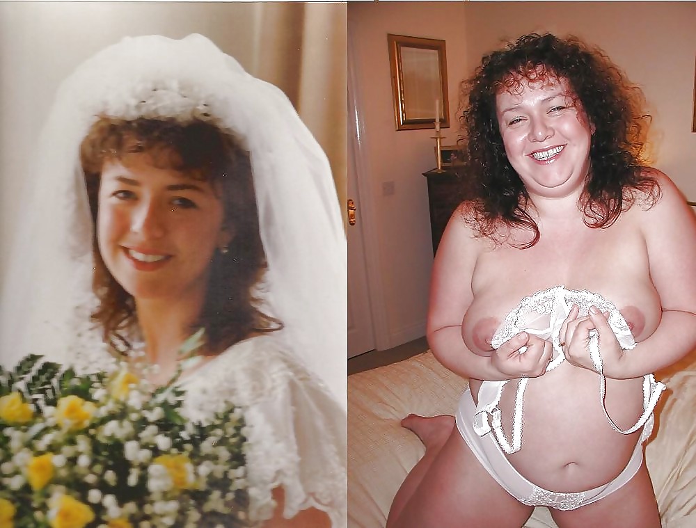 Porn Pics Real Amateur Brides Dressed Undressed 12