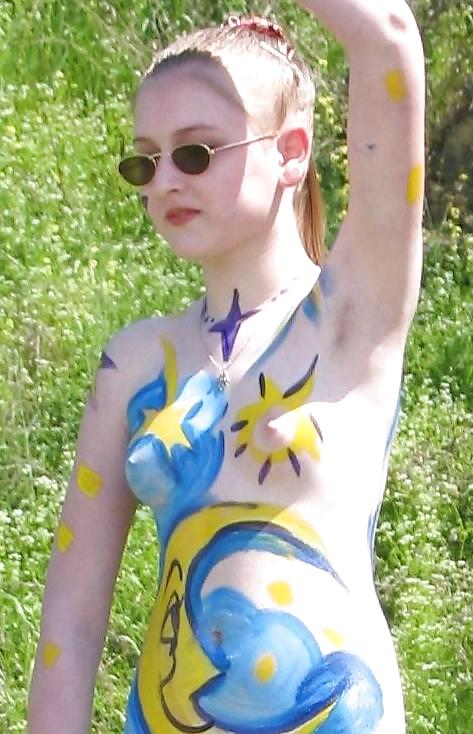 Porn Pics Nudist Pictures I love 27 Body painting