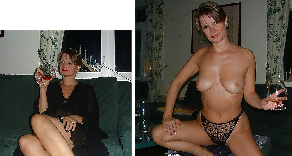 Porn Pics milf and mature dressed and undressed 3