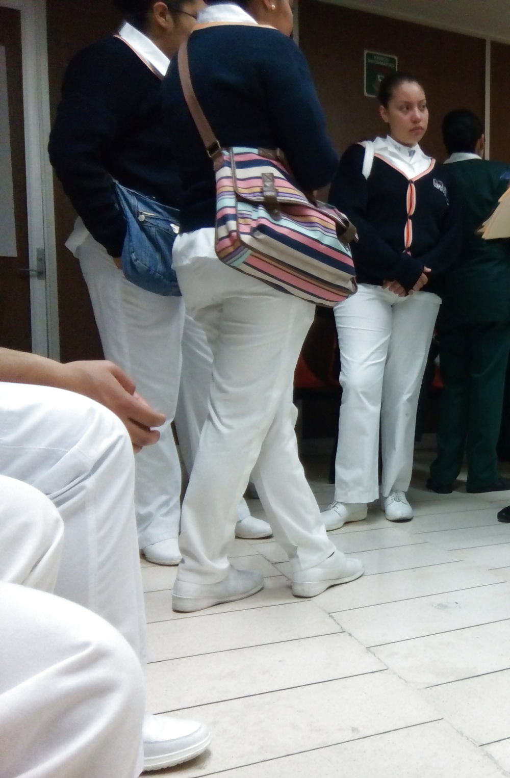 Porn Pics Nurse VPL Camel toe