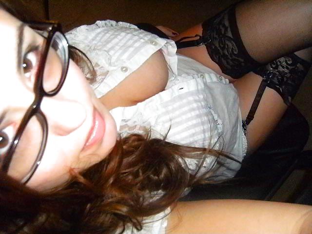 Porn Pics Tits n Glasses