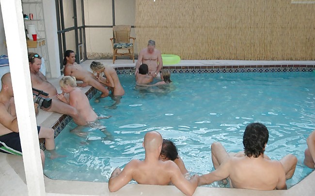 Porn Pics Amateur Group Sex At Pool