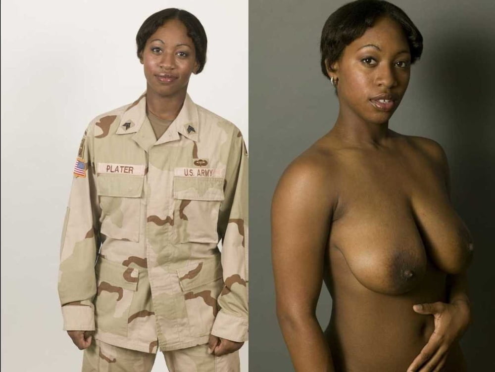 Uniformed Military Nude