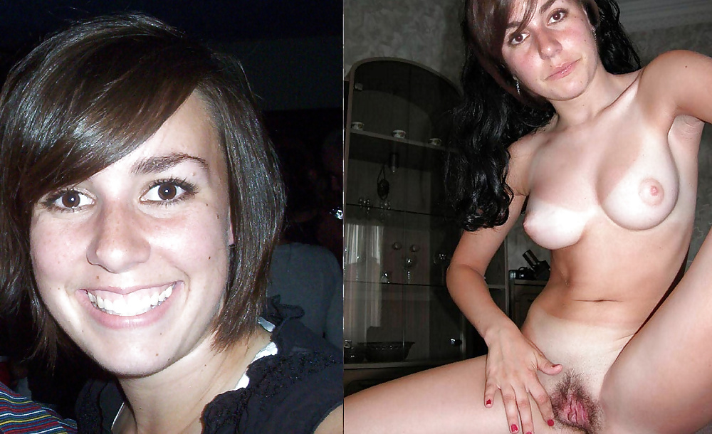 Porn Pics Your girlfriend before-after, dressed-undressed