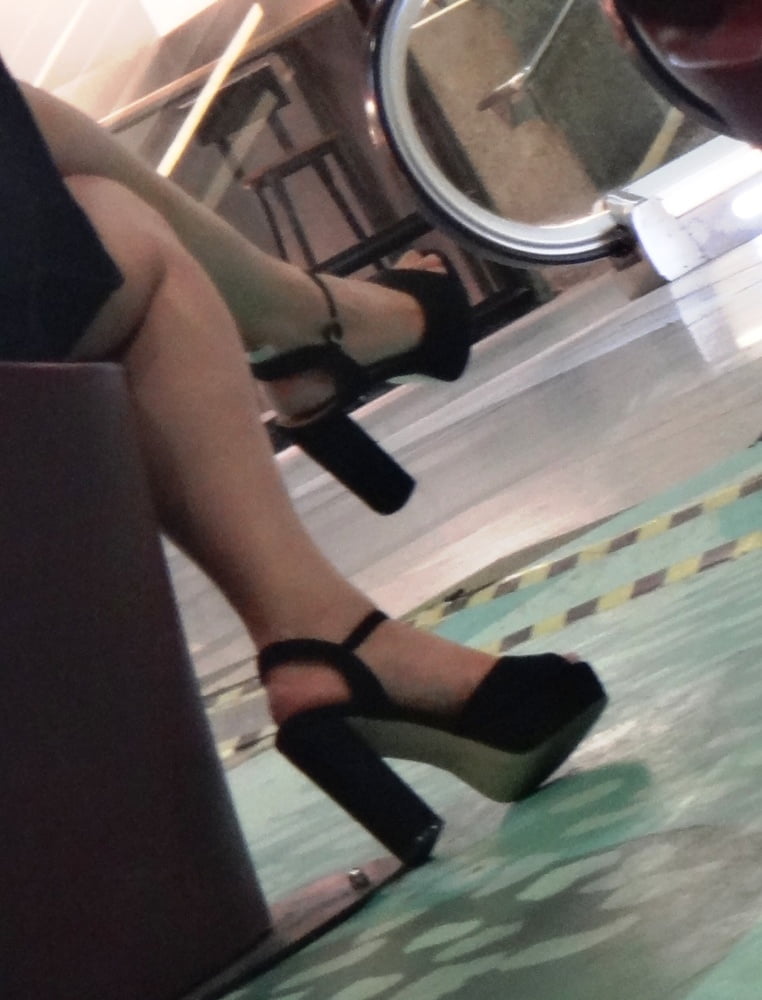 Candid mature in high heels photo #324419136