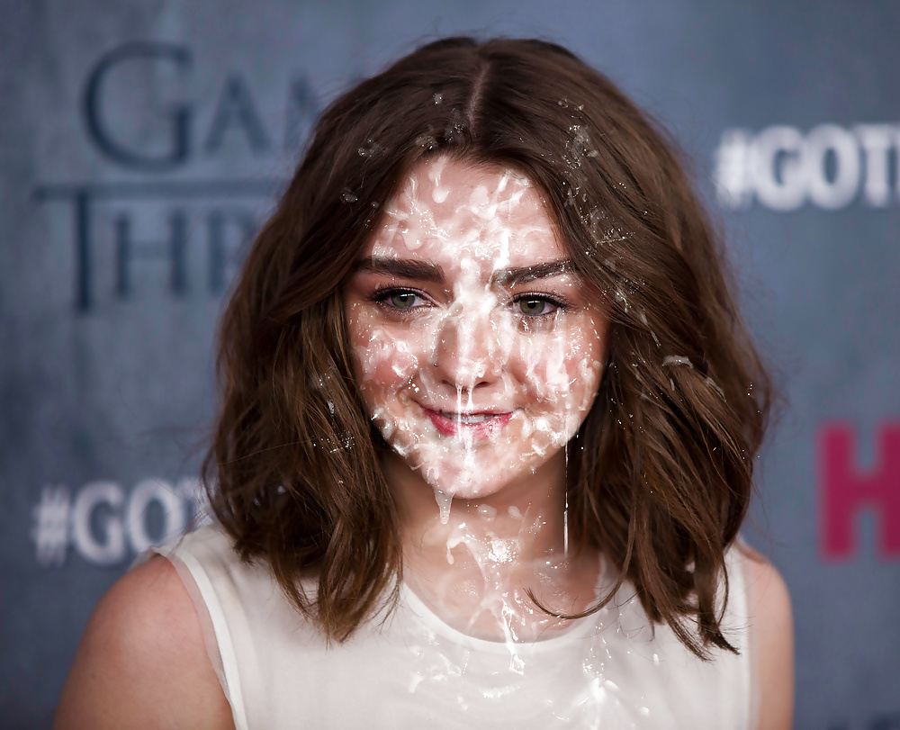 Celebrity Fake Cumshot - Maisie Williams - Caked in Cum - Celebrity Fake - 1 Pics ...