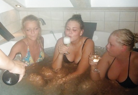 Porn Pics Danish teens 65-66-beach swimming pool party