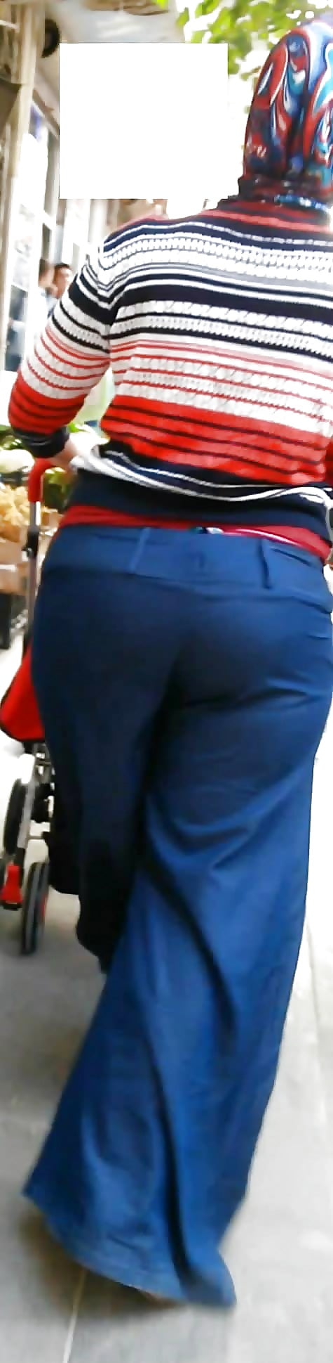 Porn Pics Turkish Sexy Hijab Candid Butt