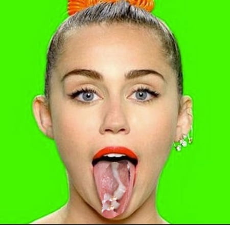 Miley Cyrus Cum Facial