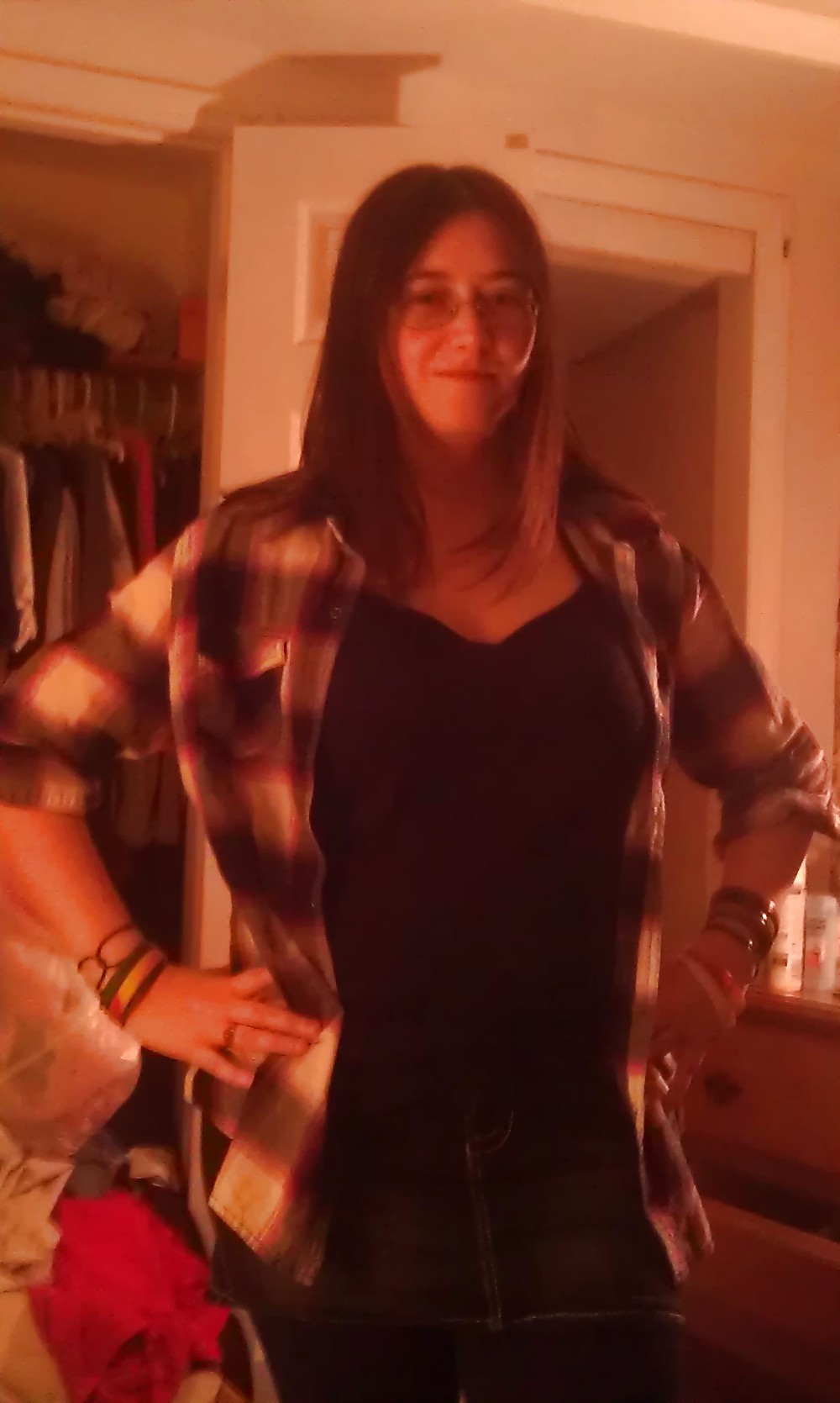 Porn Pics Big tit Ashlee models for you (glasses, cute, young)