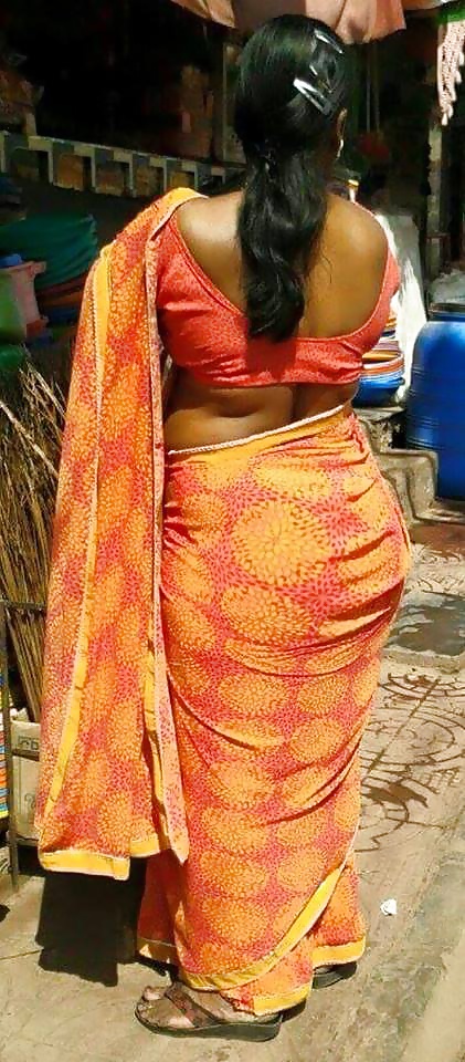 Porn Pics indian moms hot backless blouse