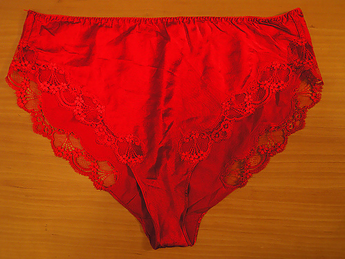 Porn Pics Panties from a friend - red