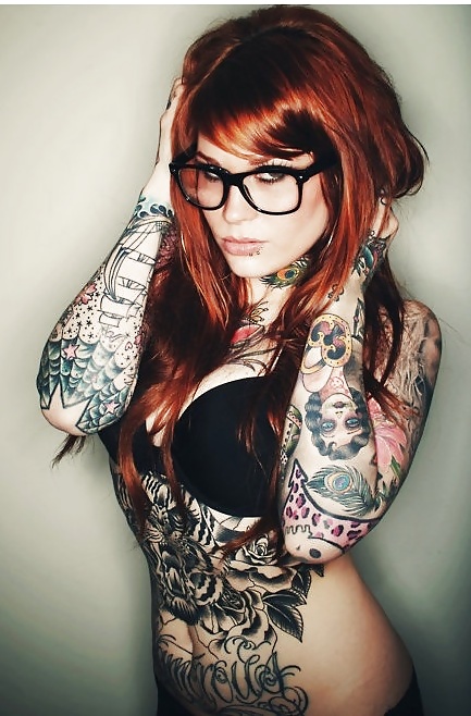 Porn Pics The world of beautiful women with tattoos 6