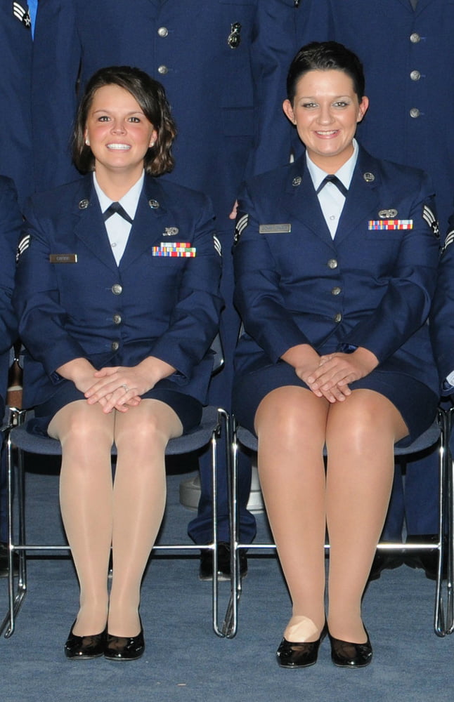 Pantyhosed American Cunts in Uniform Part 1 - 27 Pics 