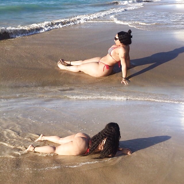 Porn Pics Booty By The Water
