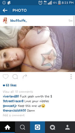 Big tits on instagram