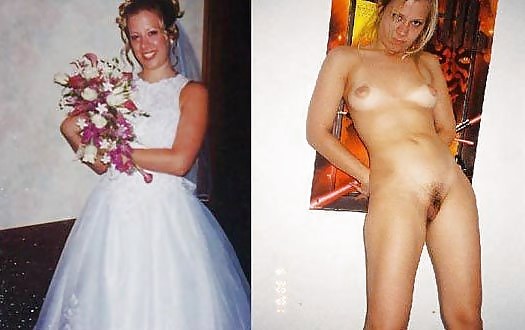 Porn Pics Brides - Wedding Dress and Nude