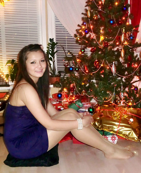 Porn Pics Weihnachten in Nylon