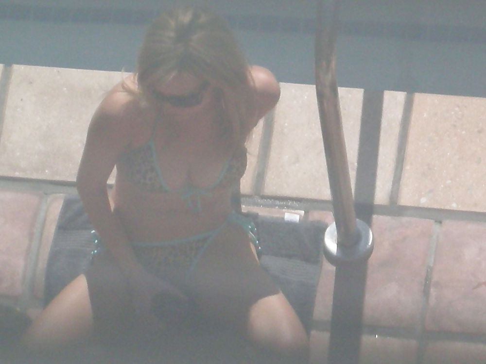 Porn Pics Sluts by the pool-Voyeur-Please rate and cooment