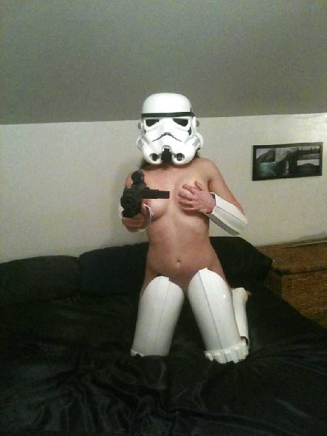 Stacy, the sexy stormtrooper.