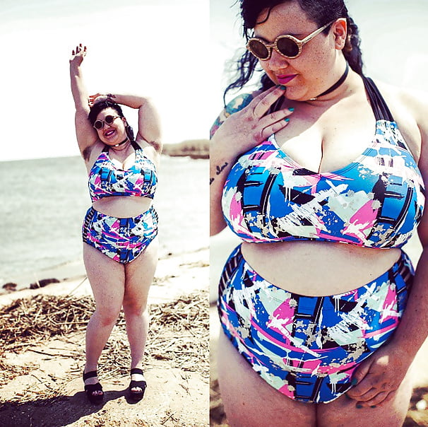 Porn Pics Chubby women in swim suits.