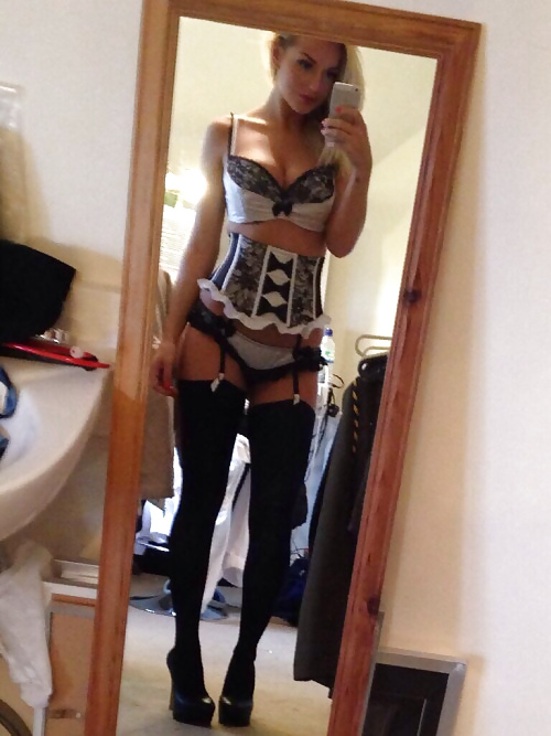 Porn Pics Selfie knickers on!