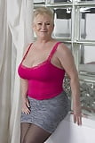Grandma Libby Gets Hot Hot Hot In Her Red Bed And Red Outfit