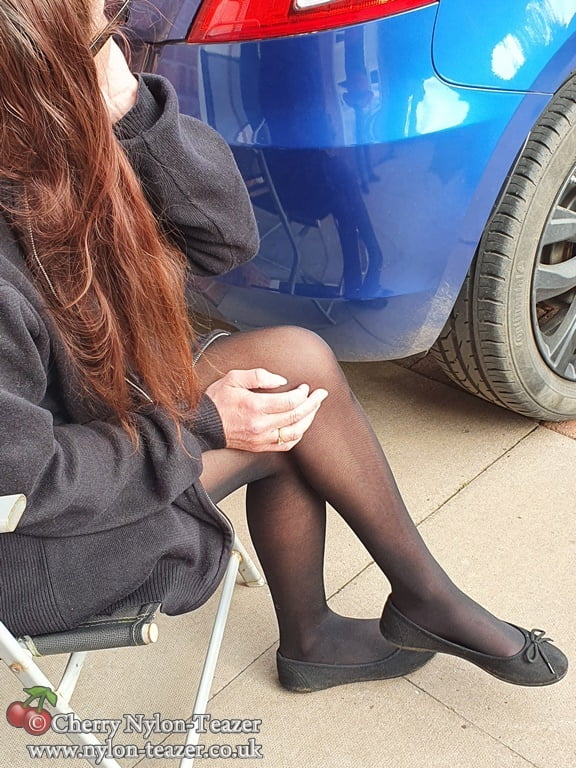 Teasing the Boss - Black Tights Edition - 37 Photos 