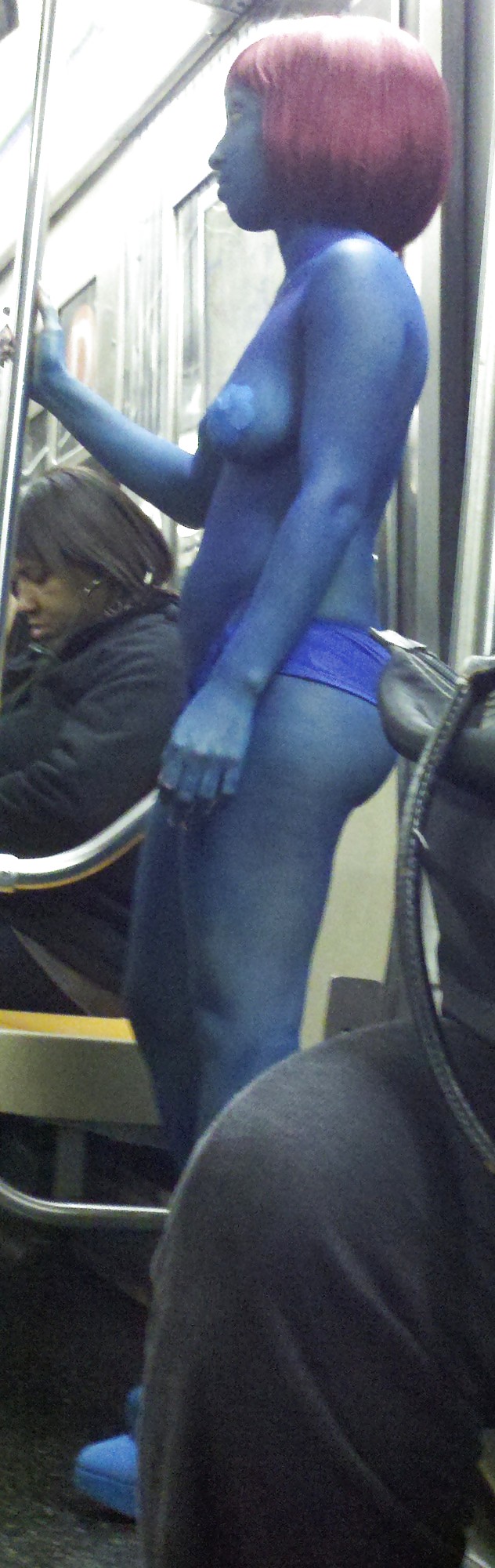 Porn Pics New York Subway Girls 113 Halloween Avatar Girl or Mystique