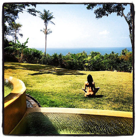 Michelle Rodriguez Shares Naked Meditation