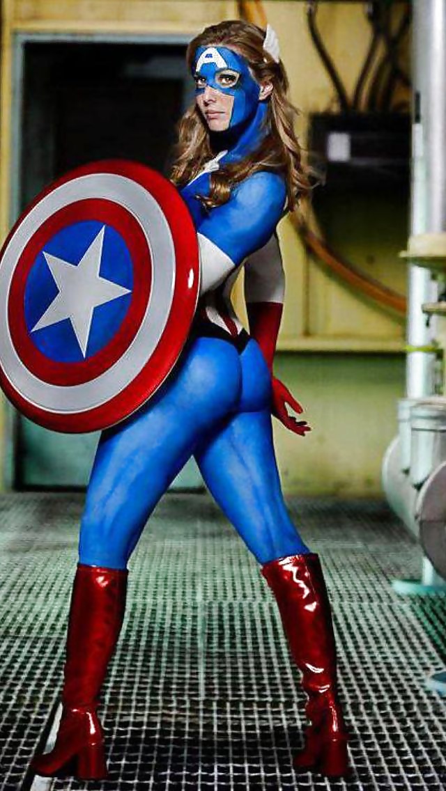 Lady from captain america naked