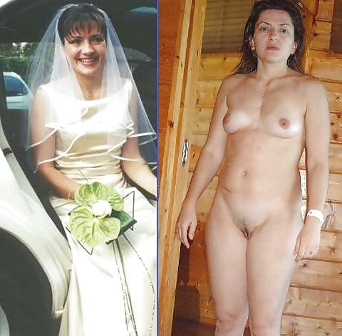 Porn Pics Real Amateur Brides - Dressed & Undressed 7