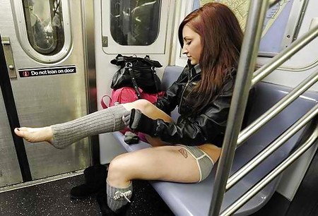 New York Subway Girls 171