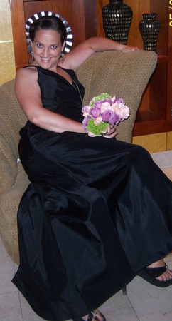 At a Wedding in my Black Gown
