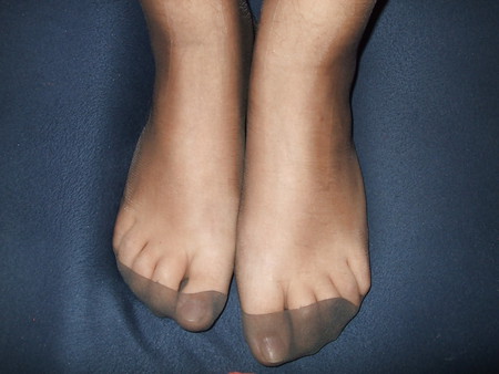 Geile nylonfüsse Geile nylonfüsse