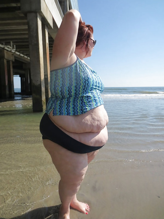 Porn Pics SSBBW clothed & public 4