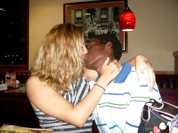 Porn Pics Interracial Kissing