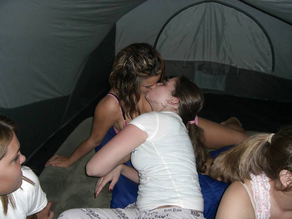 Porn Pics teens having fun on holiday (campsite)
