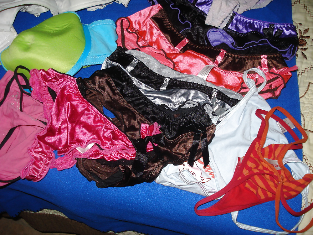 Porn Pics My Starting Collection of bra's, panties and heels
