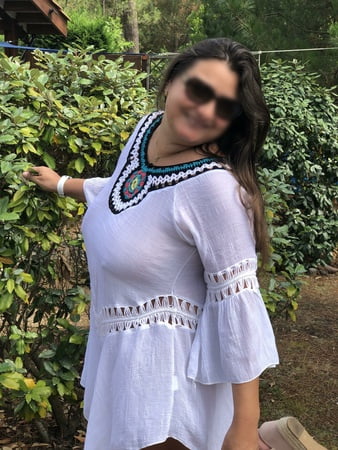 white dress without panties         