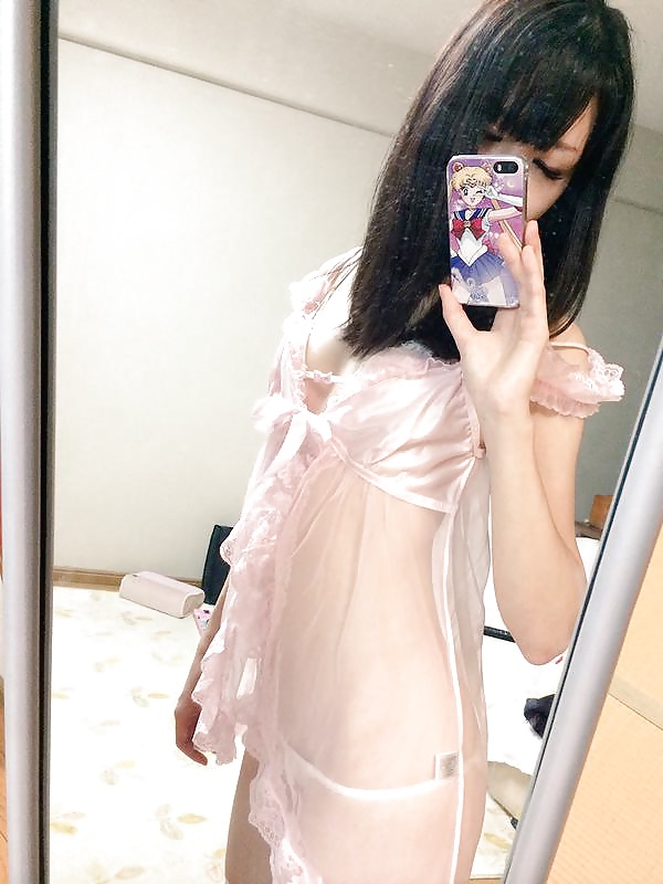 Porn Pics Amateur japanese student lingerie goddess selfies