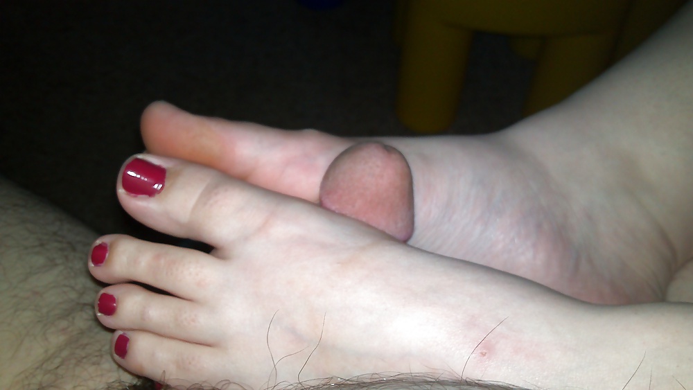 Porn Pics Wife's sexy feet, tits, and pussy