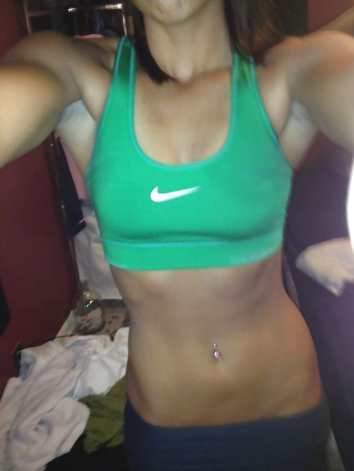 Porn Pics Girls in sports bras II