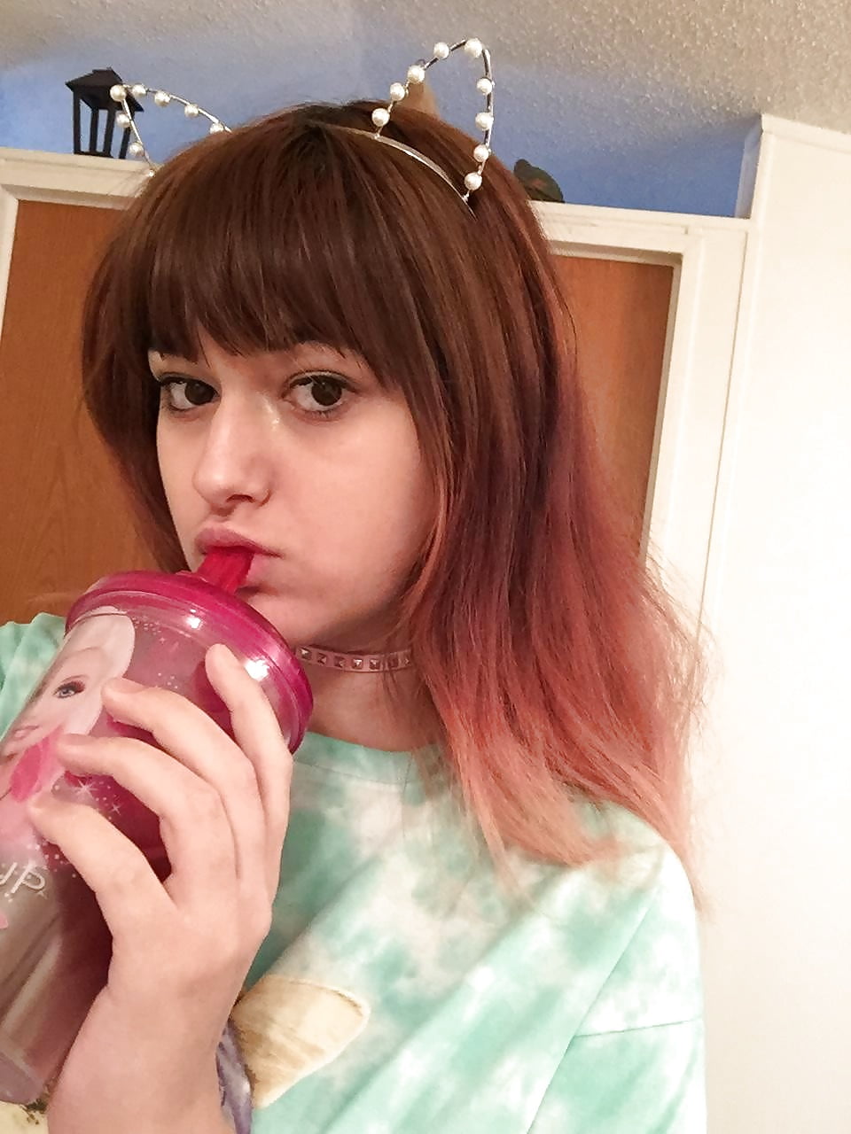 Porn Pics Cute Teen aka BabyBearAttack Selfies