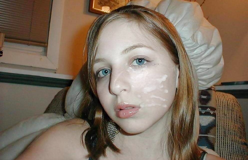 Porn Pics covered cum faces