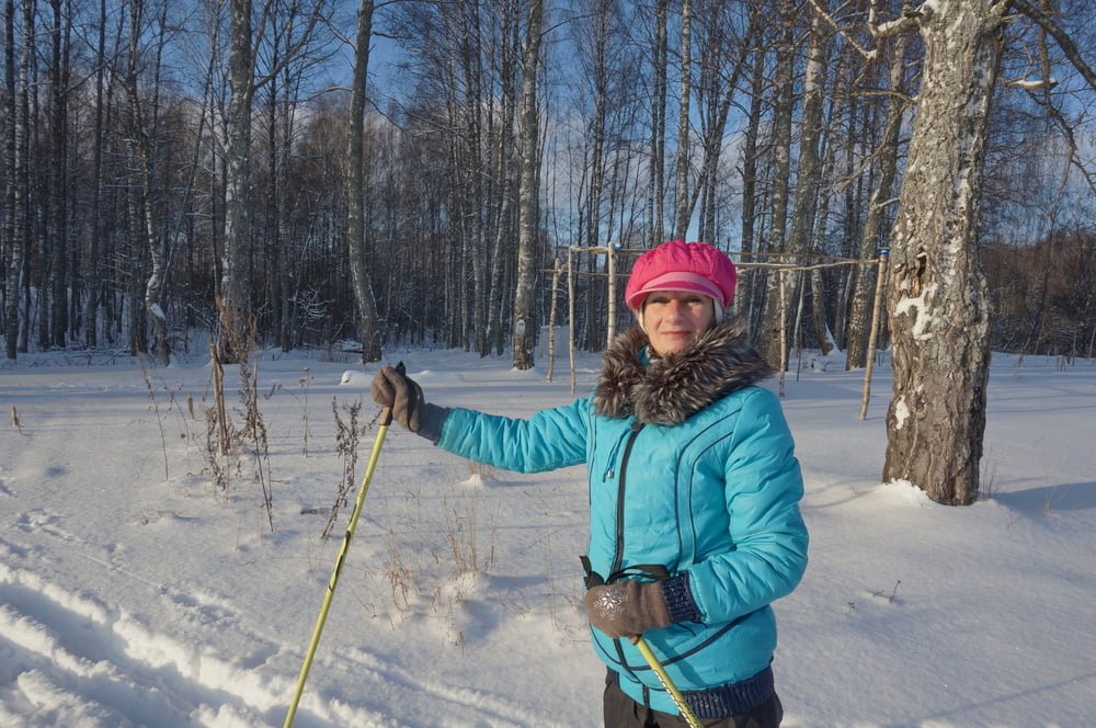 Porn Pics 2019 Skiing Portrait
