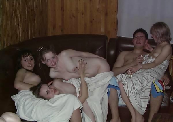 Porn Pics Russian sauna - amateurs mixed 10