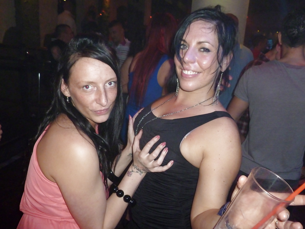 Porn Pics Having fun in club