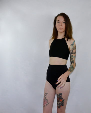 Skinny emo teen high cut high waist panty - 17 Pics | xHamster