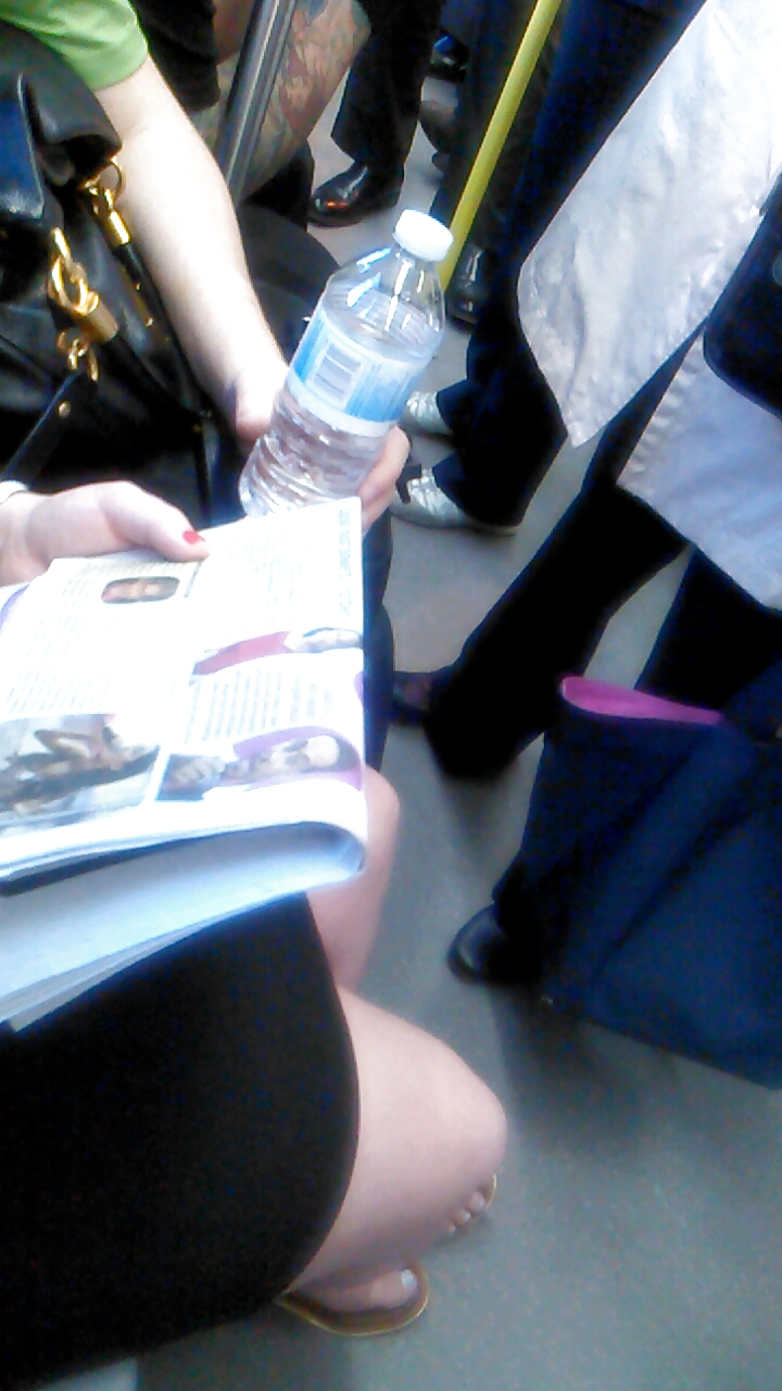 Porn Pics Voyeur - Another good day on transit